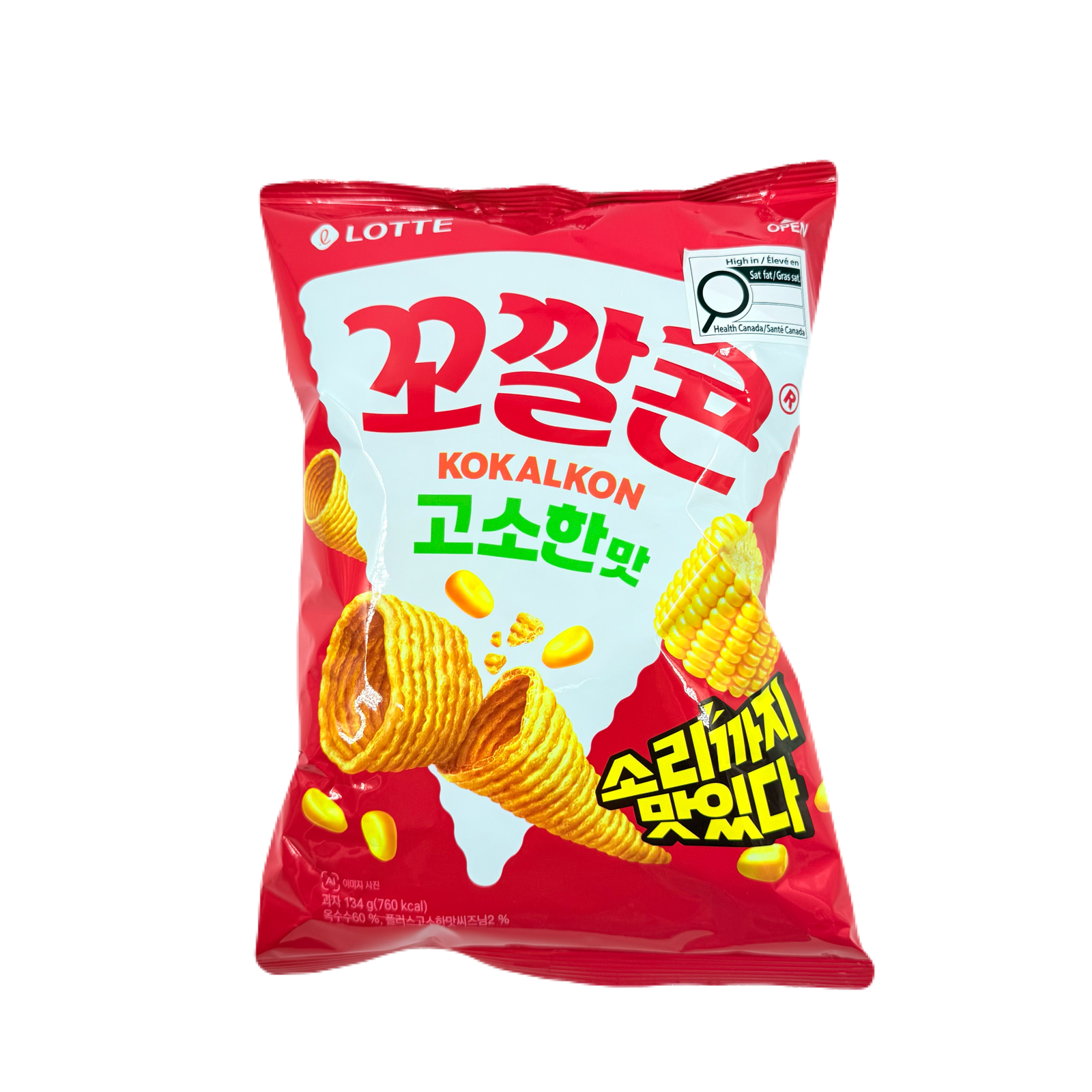KOKALCORN PLAIN (134G*12) 롯데 꼬깔콘 고소한맛